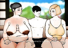 Plowed - Gameplay - Roleplay - Neighbor Join the Three-some with Oral-job