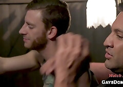 Gay 3some Hard core Bondage Sex