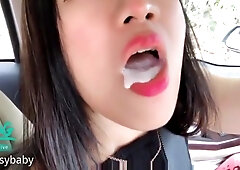 Naughty Taiwanese Taking Taxi