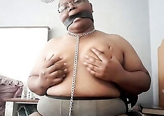 Hawt Foreplay and Teat Orgasms: Manacled, Gagged, Trans, big beautiful woman, Asexual, Mut