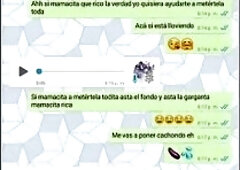 My horny aunt sends me videos of how she sucks my uncle and also how she gets fucked