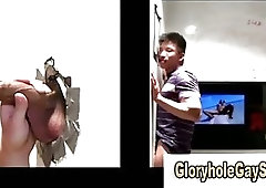 Watch straight asian cum at gloryhole
