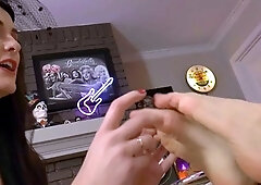 Hot femdom chicks foot fetish