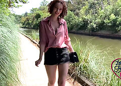 Stunning french chicks Ashley Morena and Stella Leroy arranged a nice threesome