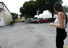 Roadside - Italian Tourist mother I'd like to fuck Screws the Car Rental Dude