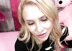 BadDaddyPOV - BLOND FLOOZY ALIX LYNX USES LARGE MELONS AND BUBBLE ASS TO ENTICE STEPDADDY