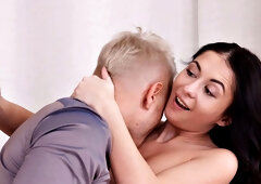 RIM4K. Beauty finds out about boyfriend's fantasy and fulfills it