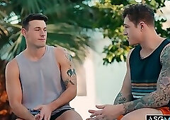 Passionate sex scene with Jayden Marcos and Ryder Owens