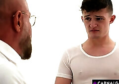 Felix Kamp and Grant Ducati grew louder and louder as the semen began to rise in his balls