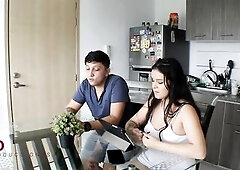 MY ALLY ENDED UP WITH HER CUCKOLD BOYFRIEND AND I TAKE THE PONT OF TIME TO BANG HER