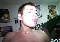 Gay slut gets the whole ride
