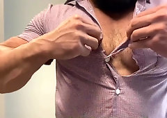 Airon Muscle Ripping the shirt brutally