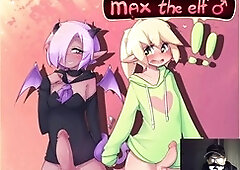 Cute femboy Max the Elf gets overwhelmed in level five