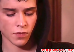 Insatiable queer twunks super-naughty 3 way fellate oral job