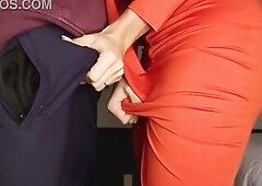 That guy asked me to take off the cock-sock and feel my butt skin to skin.