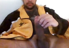 Sexy Str8 Danish Monstercock cums on a paper towel #27 6