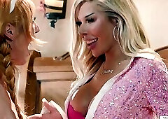 Big tit dolls come alive and try out sex