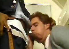 Airplane bathroom bareback