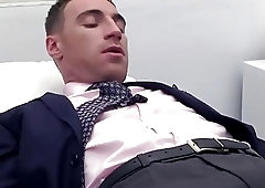 This doctor gives his patient a special examination