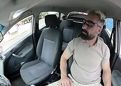 Christina needs a ride, that babe stops a car, where that babe gets a lovely surprise.