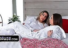Step-aunt teacher her innocent step-niece how to use Sex Toys