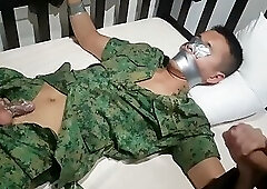 Singapore NS Boy Tied Up & Milked