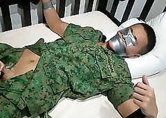 Singapore NS Boy Tied Up & Milked