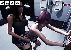 3 DIMENSIONAL Ginormous Bumpers Dark-Haired HERMAPHRODITISM