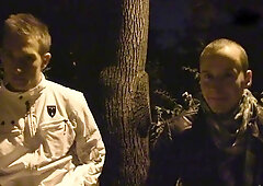 Gay 3some with amateur Czech sluts