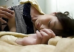 Japanese girl with male features fucks helpless females