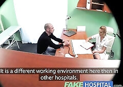 FakeHospital Hawt nurse tempt and bangs her old college professor