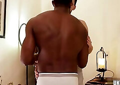 Hot gay anal sex with creampie