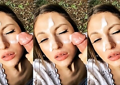 Real amateur college coed teens blowjob cumshot