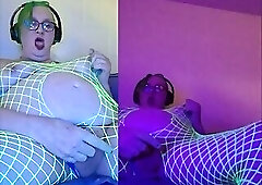 Double Mint Cum a Green Goddess hologram