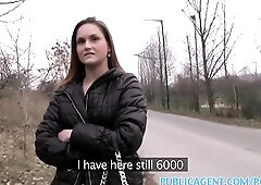 Public Agent Sexy babe takes money for sex