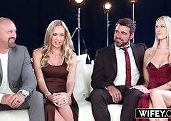 WIFEY Serenity Cox, Danielle Renae, Sierra Spunk, Anastasia Shades And Country Hotwife Star In The Ultimate Orgy