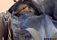 Uncut horny teenage twink jerks off