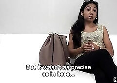 Iveta got blindfolded previous to this babe started sucking a emo hard schlong during a porn movie casting