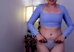 Boyshorts, try on, candid