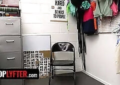 Summer vacation in prison or a quickie with the loss prevention officer feat. Hazel Moore - shoplyfter