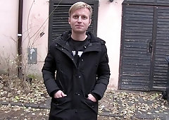 Cheerful blonde hottie fucked in the ass in POV