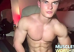 Muscle Stud Catches you Staring at His Muscles... and Likes It