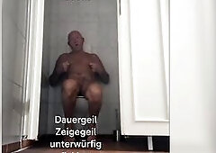 In nature's garb and playable in the public crapper