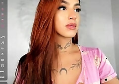 SelfDesire Hot redhead babe Jayden Cole outdoor masturb