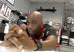 Gloryhole: Sucking Big Black Dicks in Private Booths