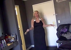 Small tits wife Addie fucked by her husband and his best friend