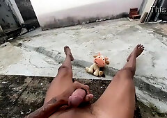 I came in the backyard for my neighbor to observe