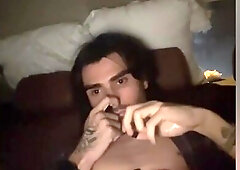 Night Time Wank And Cum