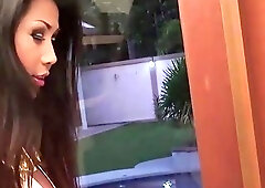 Luxurious Ladyboy Lisa Gives Blowjob