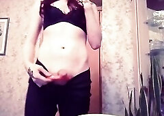 Michelle Lioanvella Russian T-girl Game with Pepper